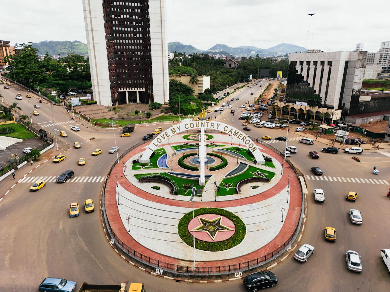 Roundabout in Yaounde